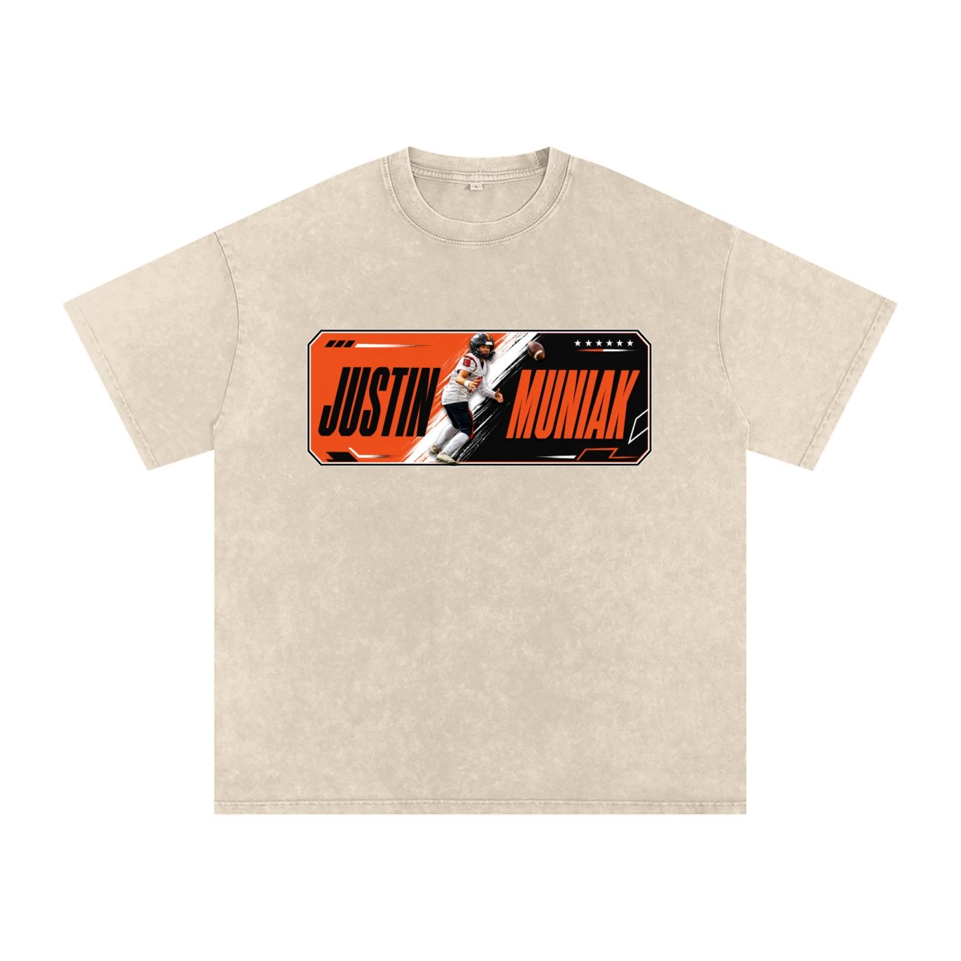 Justin Muniak Snow Washed Oversized TEE - Image 2