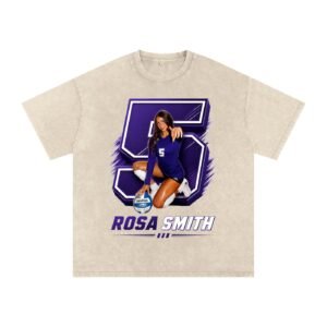 Rosa Smith Snow Washed Oversized TEE - Image 2