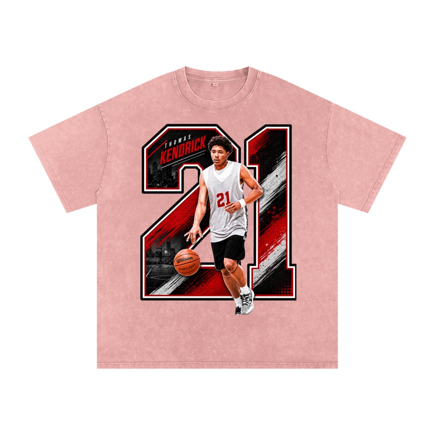 Thomas Kendrick McDowell III Snow Washed Oversized TEE - Image 5