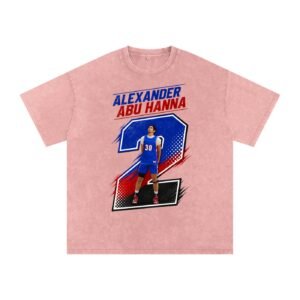Alexander Abu Hanna Snow Washed Oversized TEE - Image 5