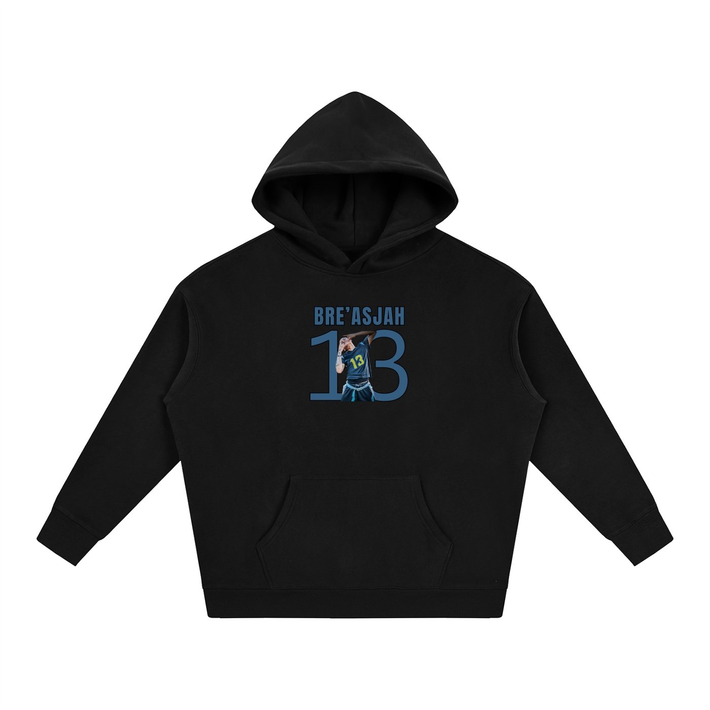 Bre'asjah Oversize Fleeced Hoodie - Image 1