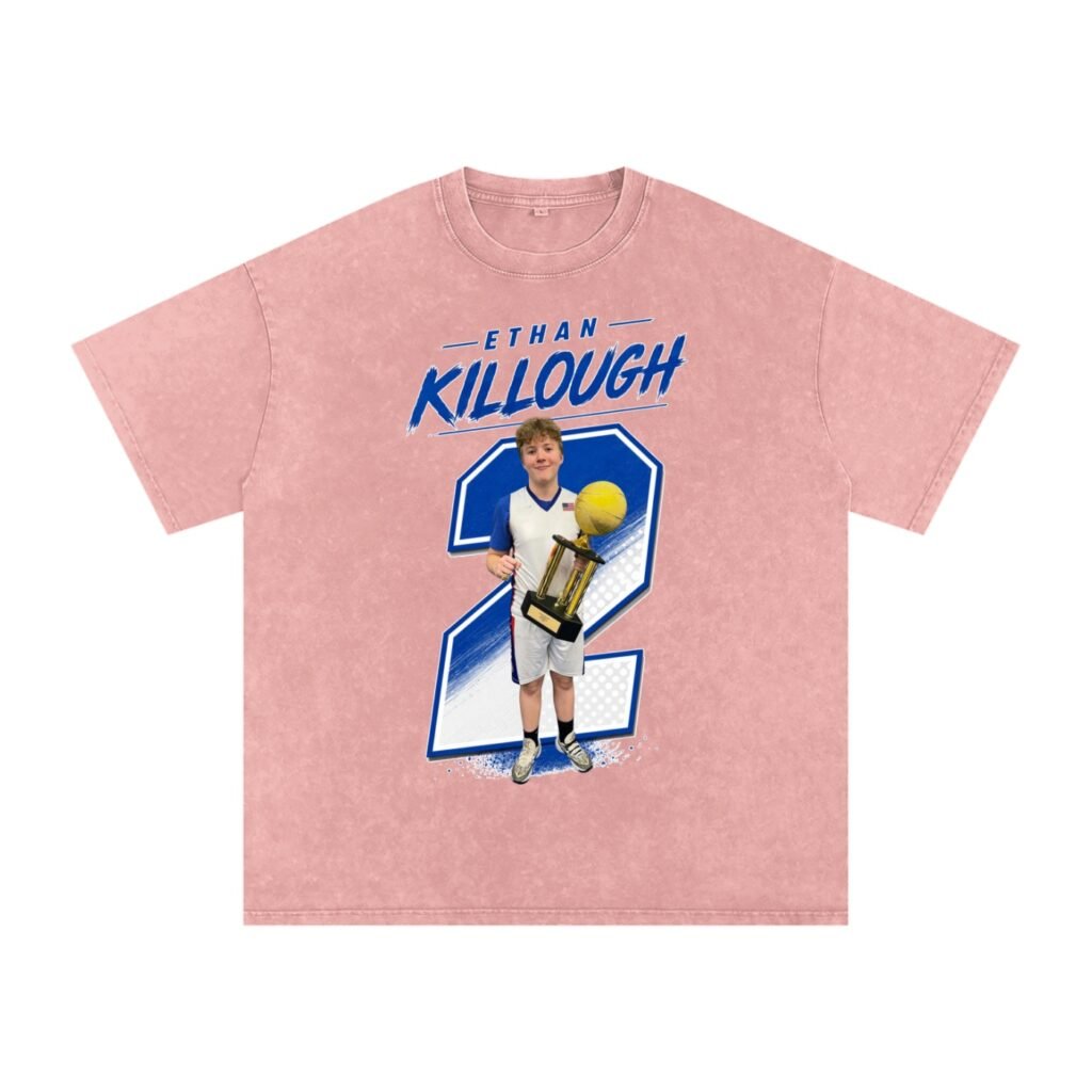 Ethan killough Snow Washed Oversized TEE