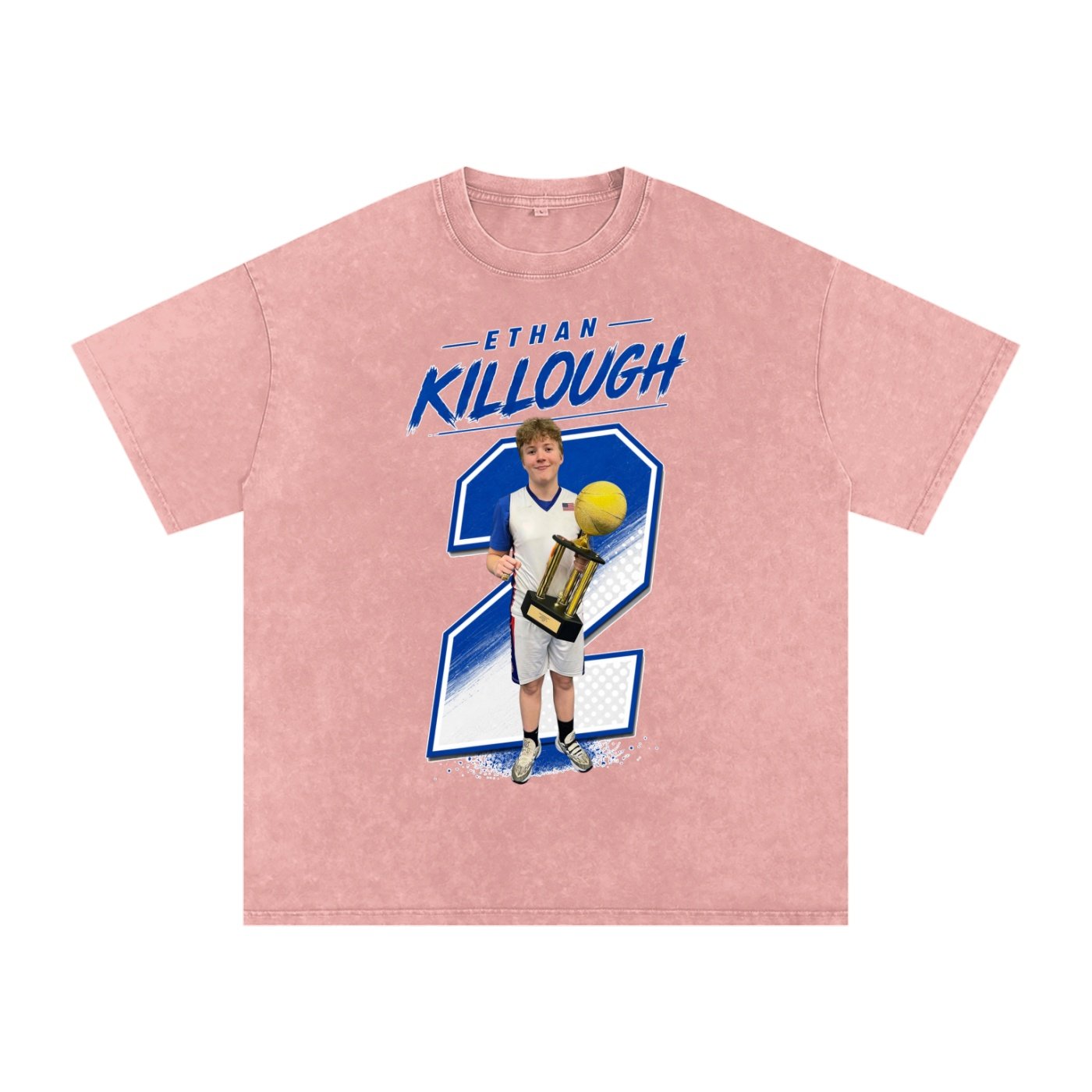 Ethan killough Snow Washed Oversized TEE - Image 5