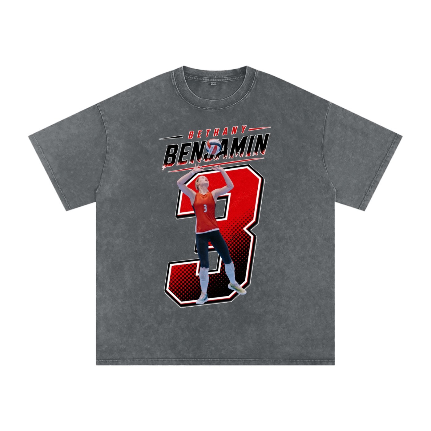 Bethany Benjamin Snow Washed Oversized TEE - Image 4