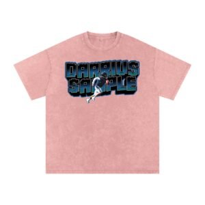 Darrius Sample Snow Washed Oversized TEE - Image 5