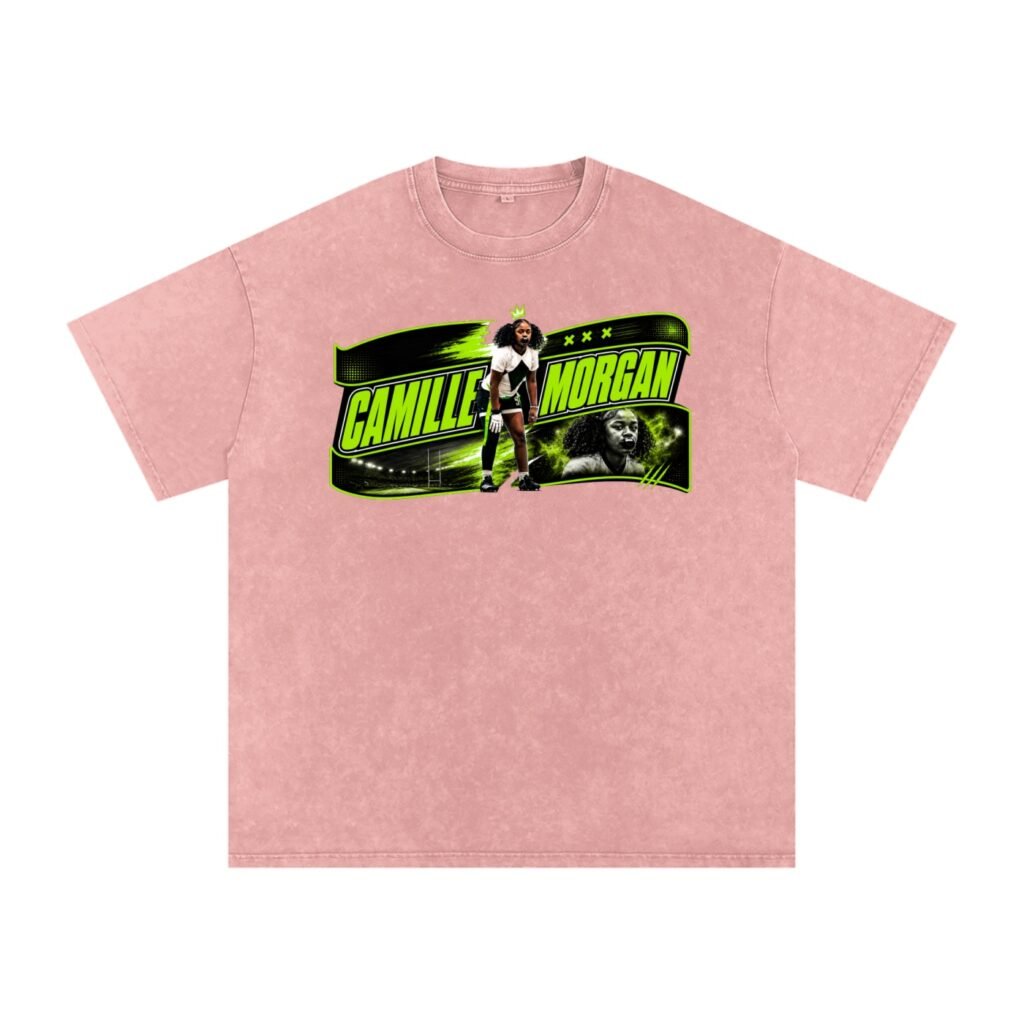 Camille Morgan Snow Washed Oversized TEE