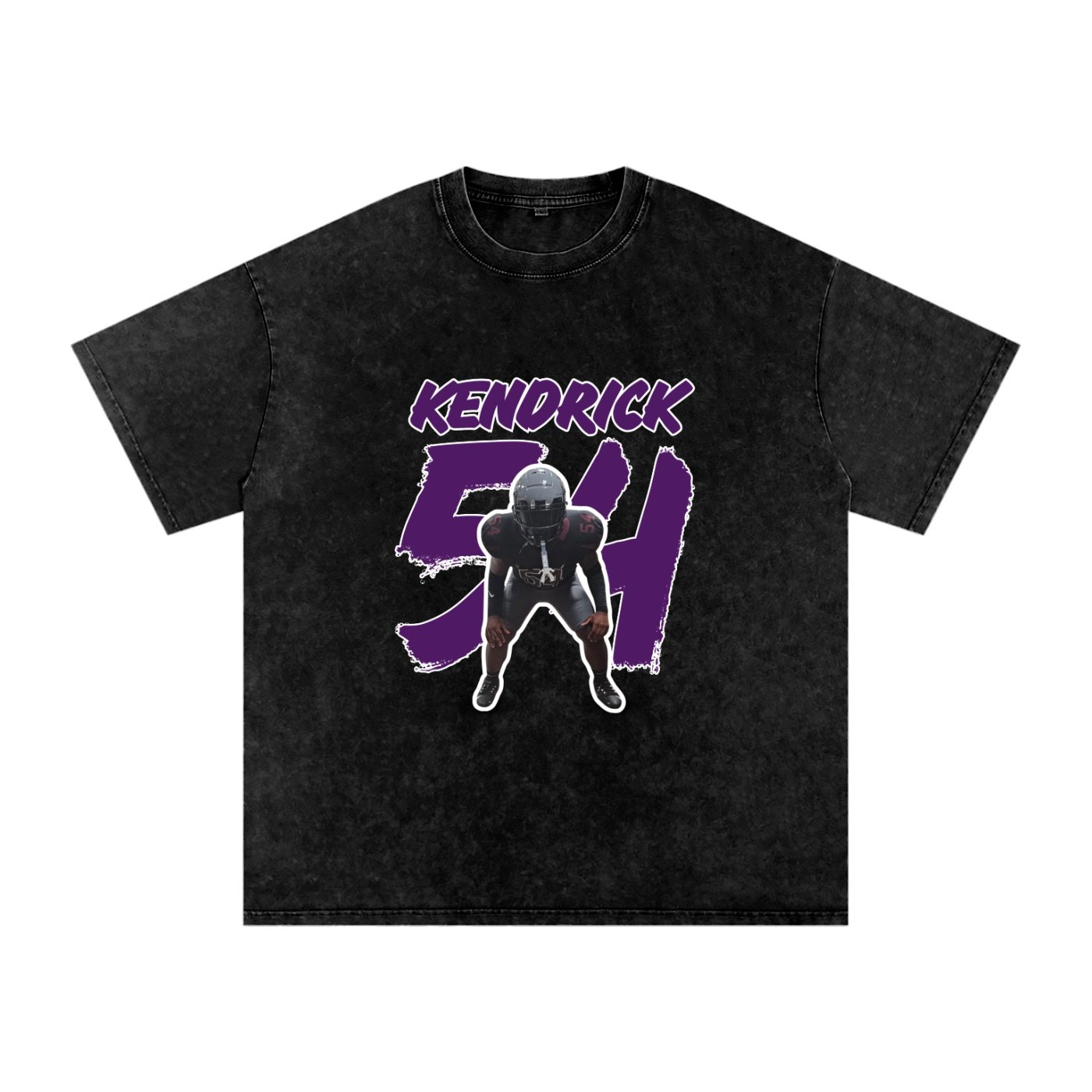 Kendrick Snow Washed Oversized TEE - Image 1