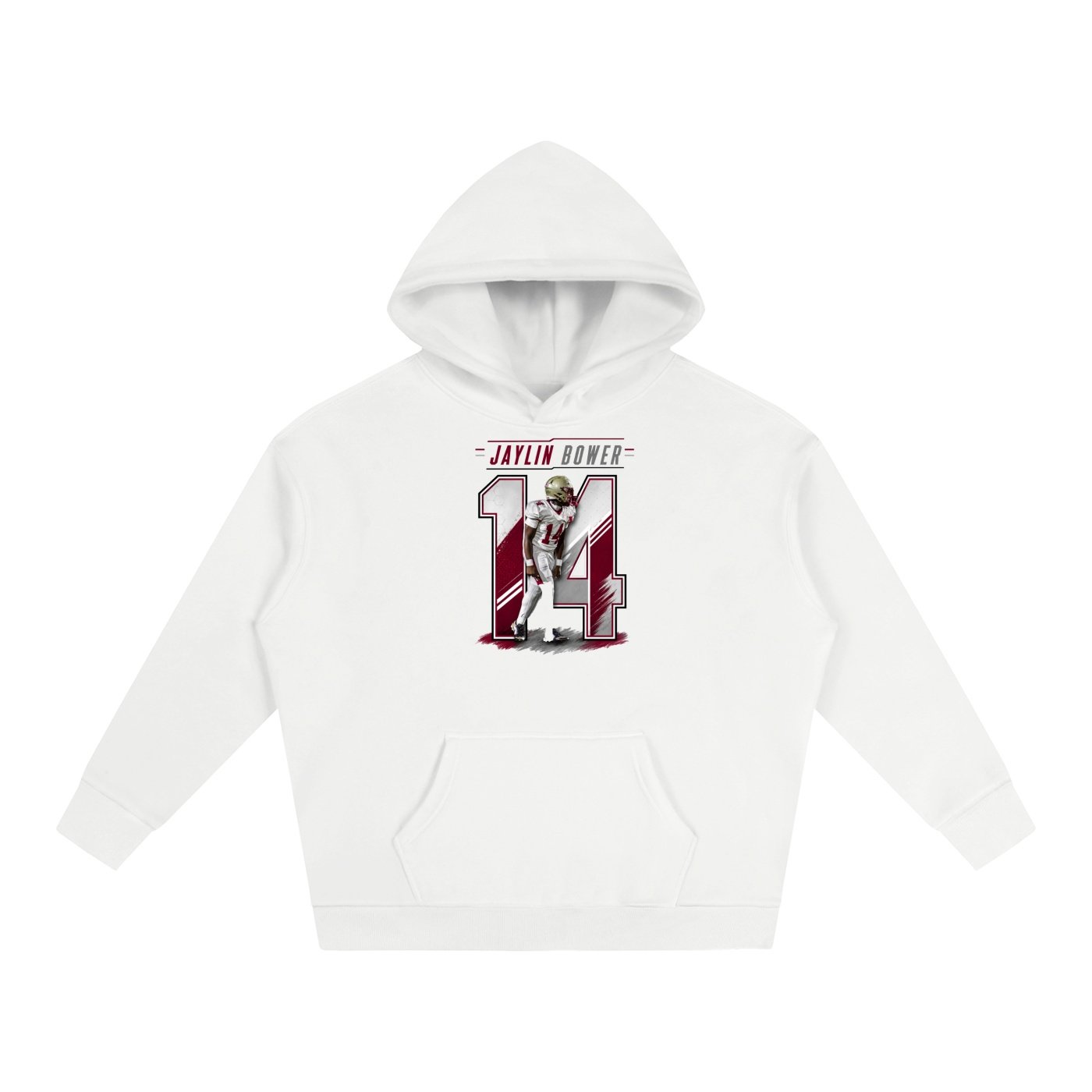 Jaylin Bower Oversize Fleeced Hoodie - Image 2