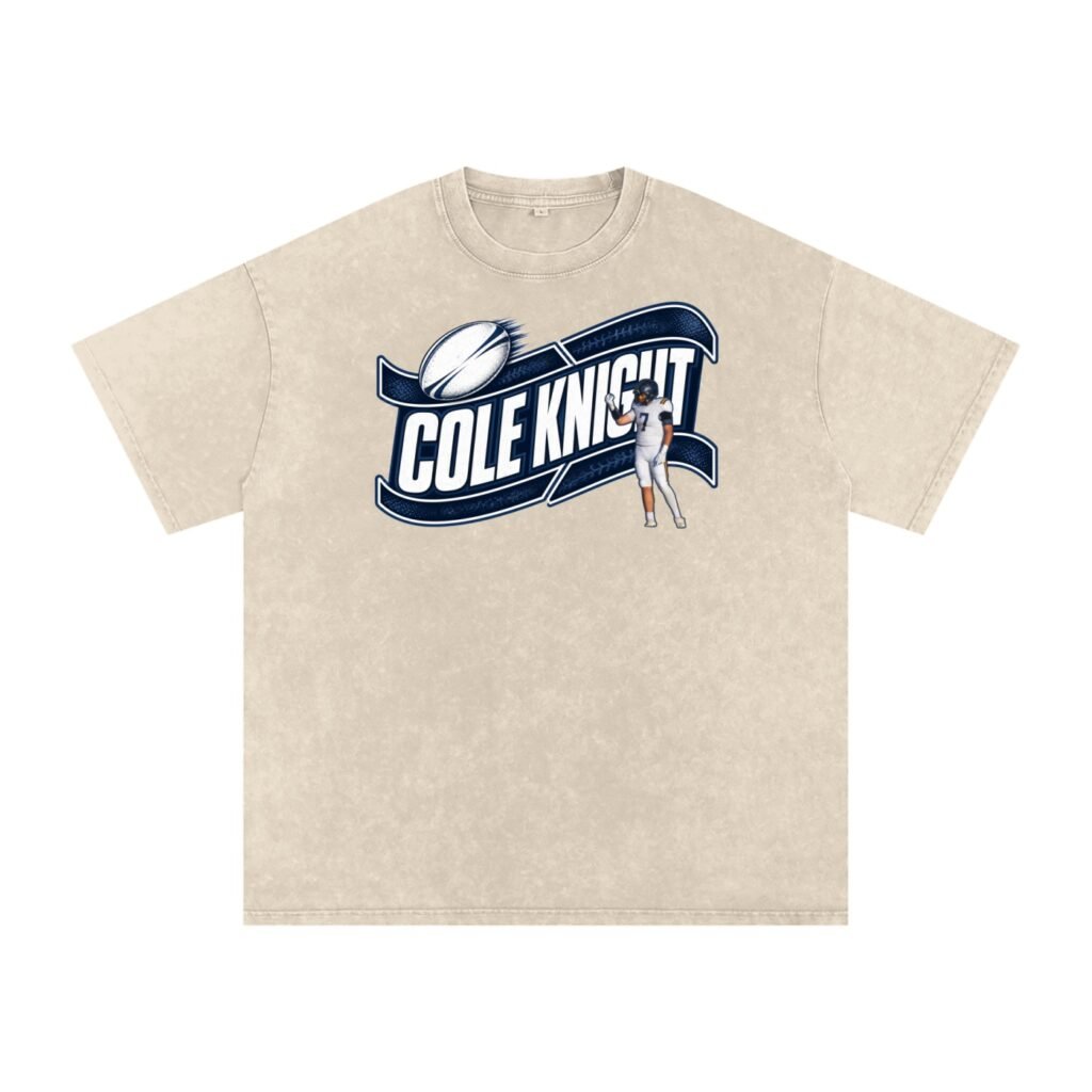 Cole Knight Snow Washed Oversized TEE