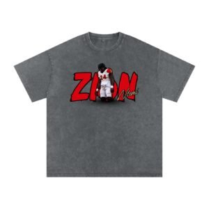 Zion Ntemi Snow Washed Oversized TEE - Image 4