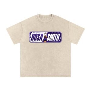 Rosa Smith Snow Washed Oversized TEE - Image 2