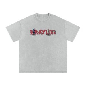 Braylon Snow Washed Oversized TEE - Image 3
