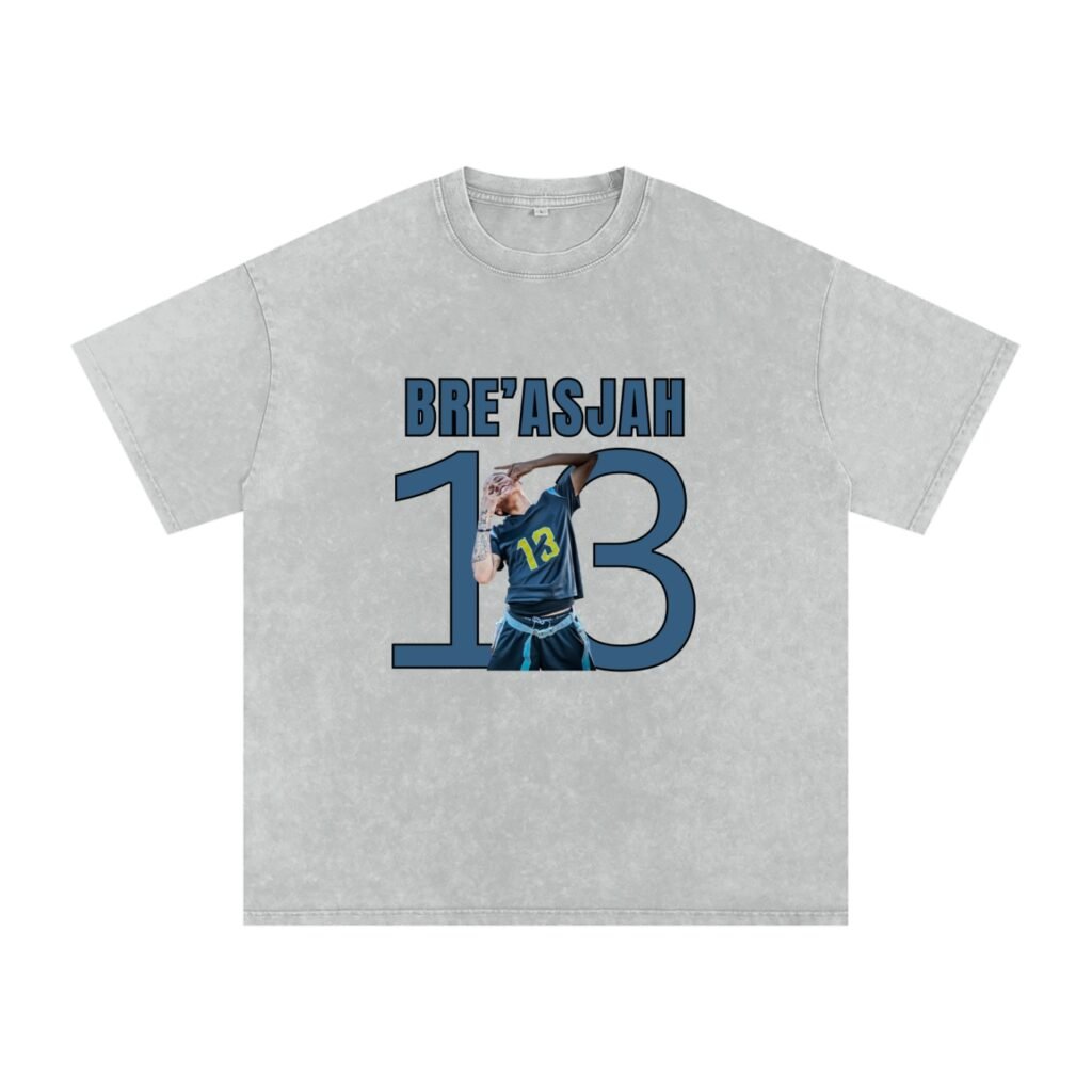 Bre'asjah Snow Washed Oversized TEE