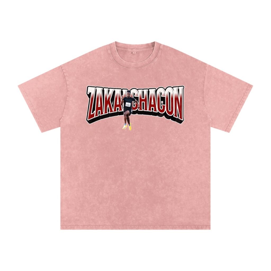 Zakai Chacon Snow Washed Oversized TEE