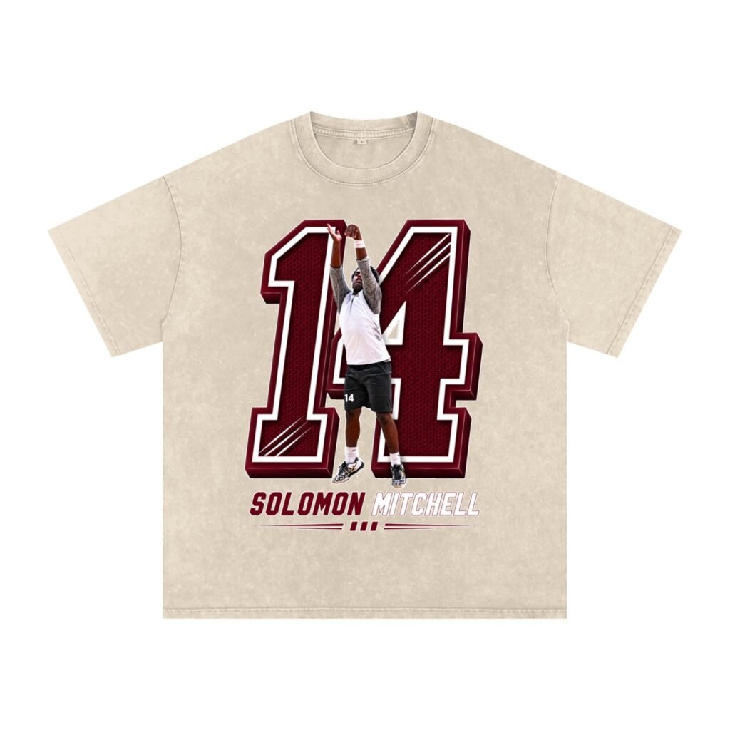 Solomon Mitchell Snow Washed Oversized TEE
