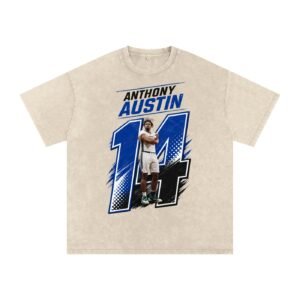 Anthony Austin Snow Washed Oversized TEE - Image 2