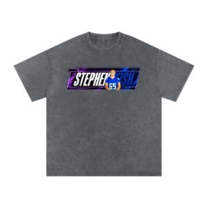 Stephen Kish Snow Washed Oversized TEE - Image 4