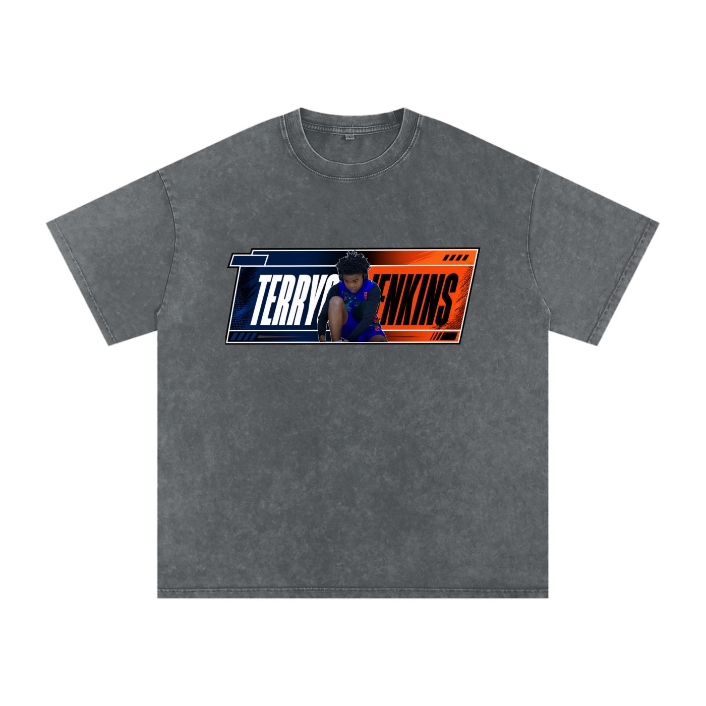 Terryon Jenkins Snow Washed Oversized TEE - Image 4