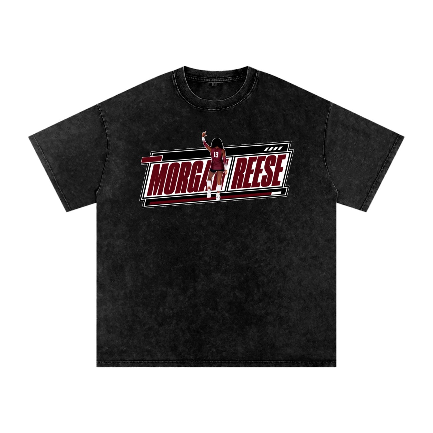 Morgan Reese  Snow Washed Oversized TEE - Image 1