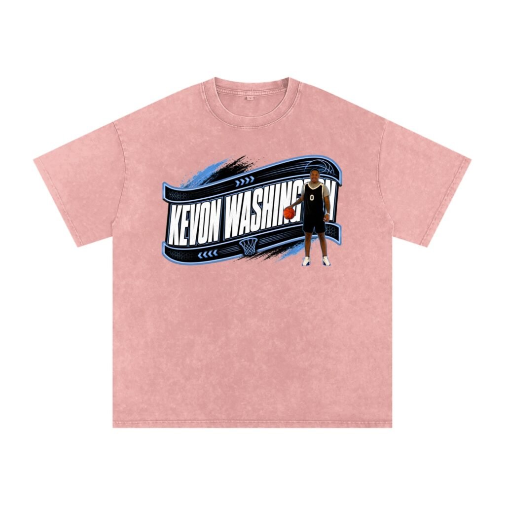 Kevon Washington Snow Washed Oversized TEE