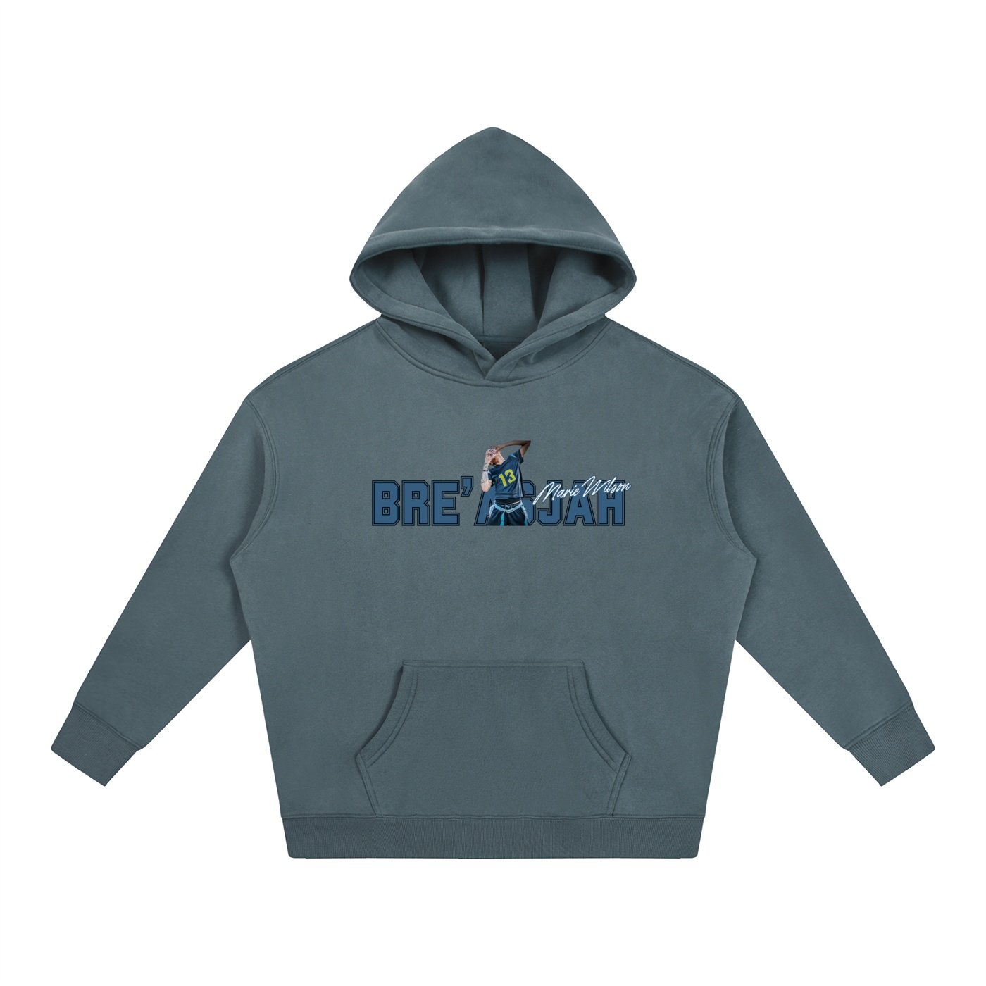 Bre'asjah Oversize Fleeced Hoodie - Image 4