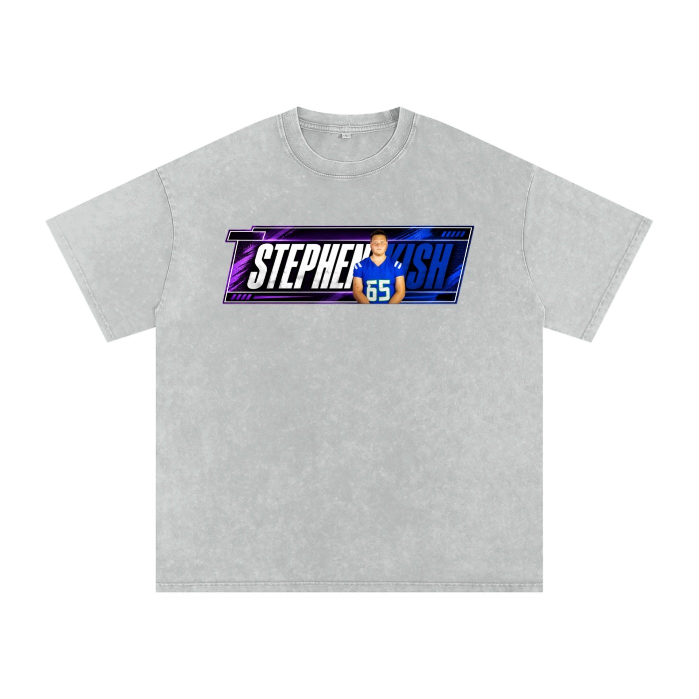 Stephen Kish Snow Washed Oversized TEE - Image 3