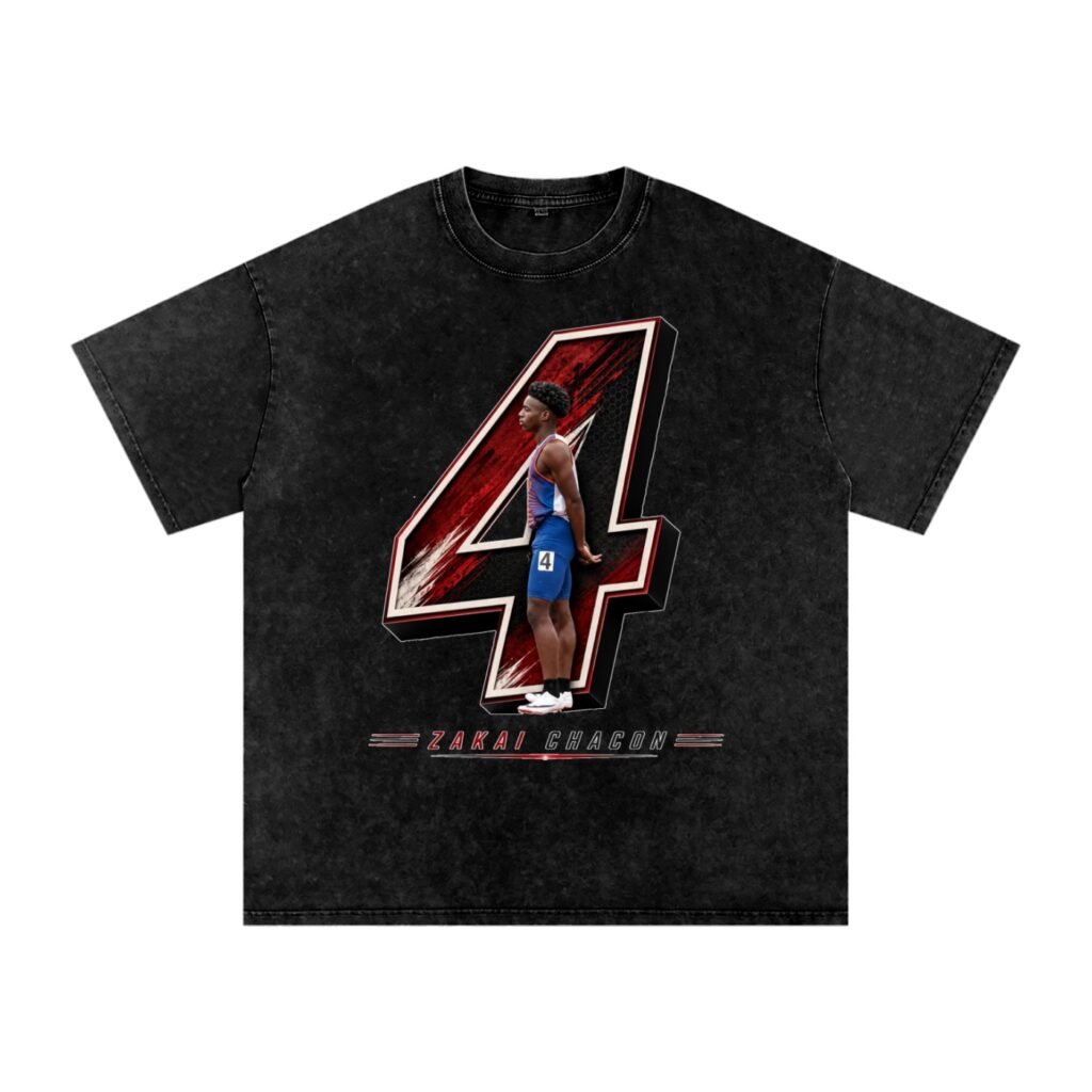 Zakai Chacon Snow Washed Oversized TEE