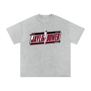 Jaylin Bower Snow Washed Oversized TEE - Image 3