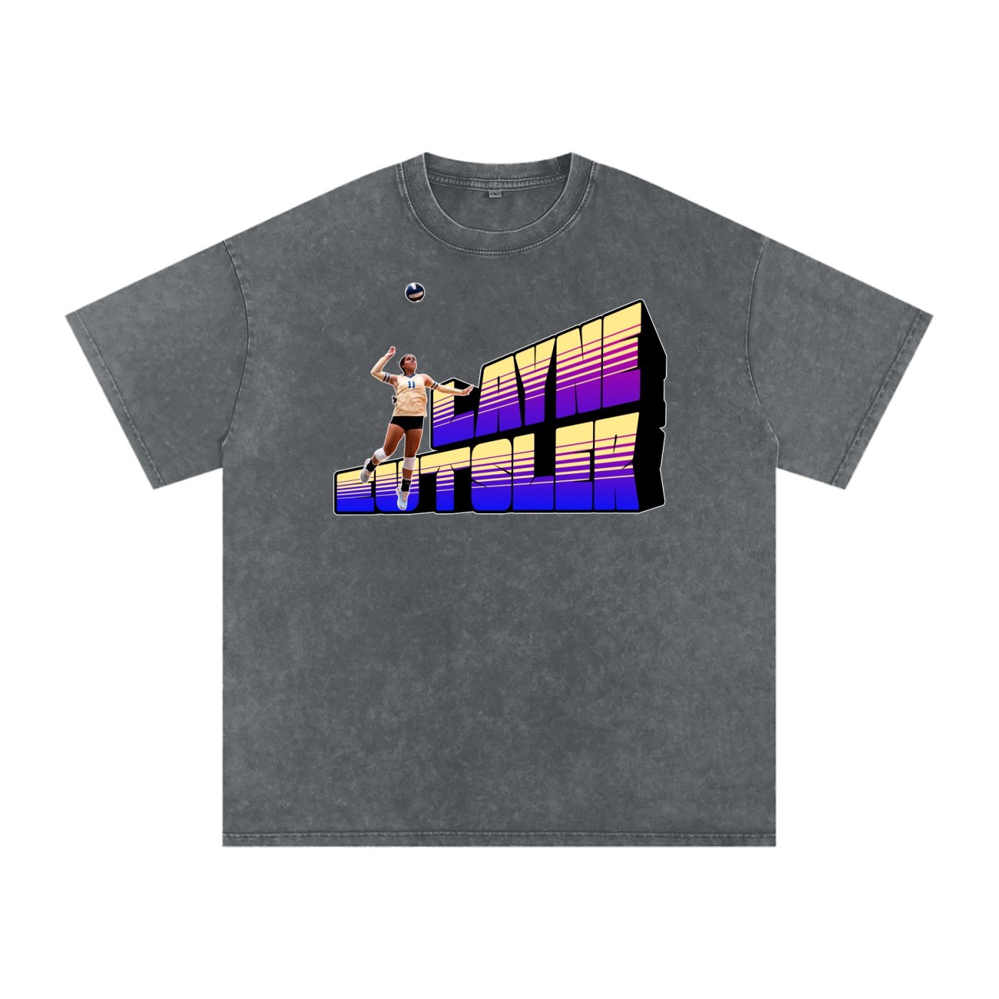 Layne Eutsler Snow Washed Oversized TEE - Image 4