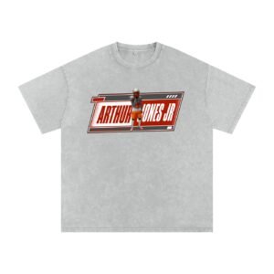 Arthur Seatbelt Jones  Snow Washed Oversized TEE - Image 3