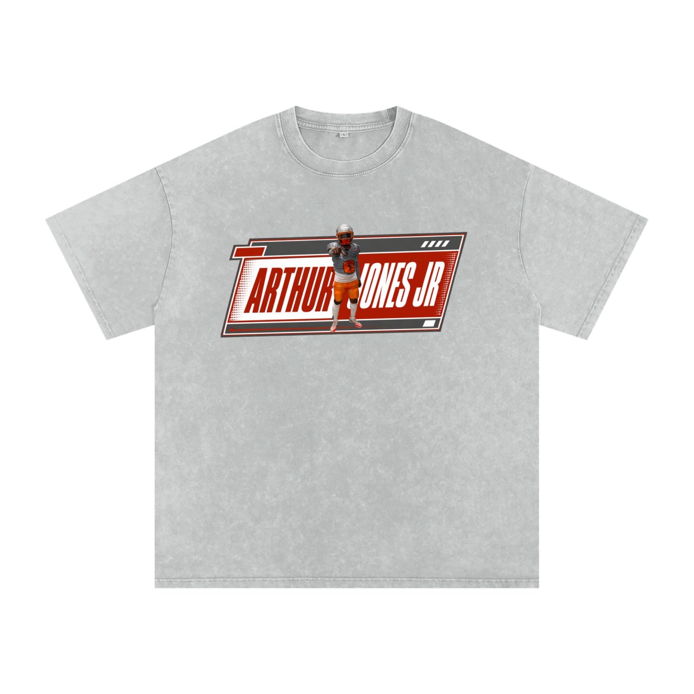 Arthur Seatbelt Jones  Snow Washed Oversized TEE - Image 3