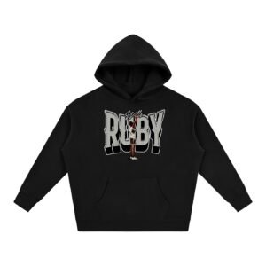 Ruby wills Oversize Fleeced Hoodie - Image 1