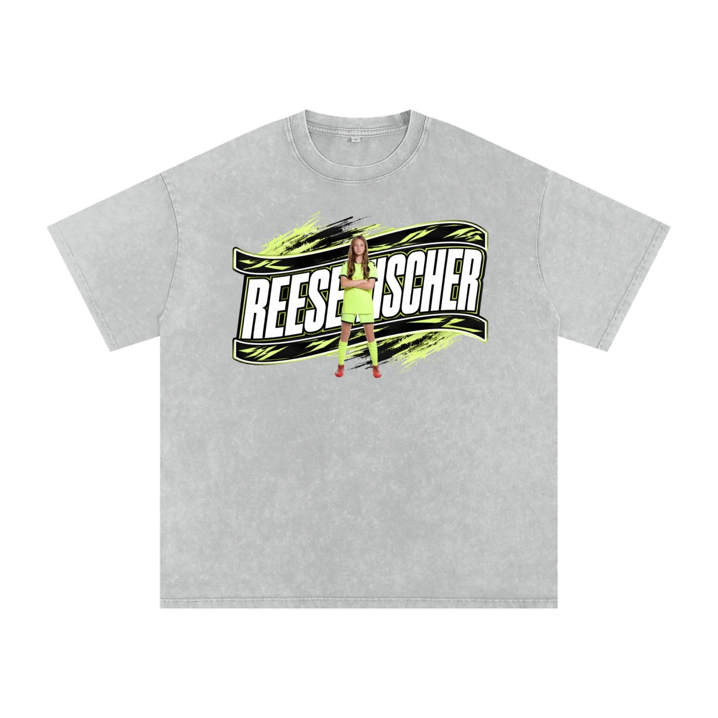 Reese Tischer Snow Washed Oversized TEE - Image 3