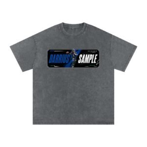 Darrius Sample Snow Washed Oversized TEE - Image 4