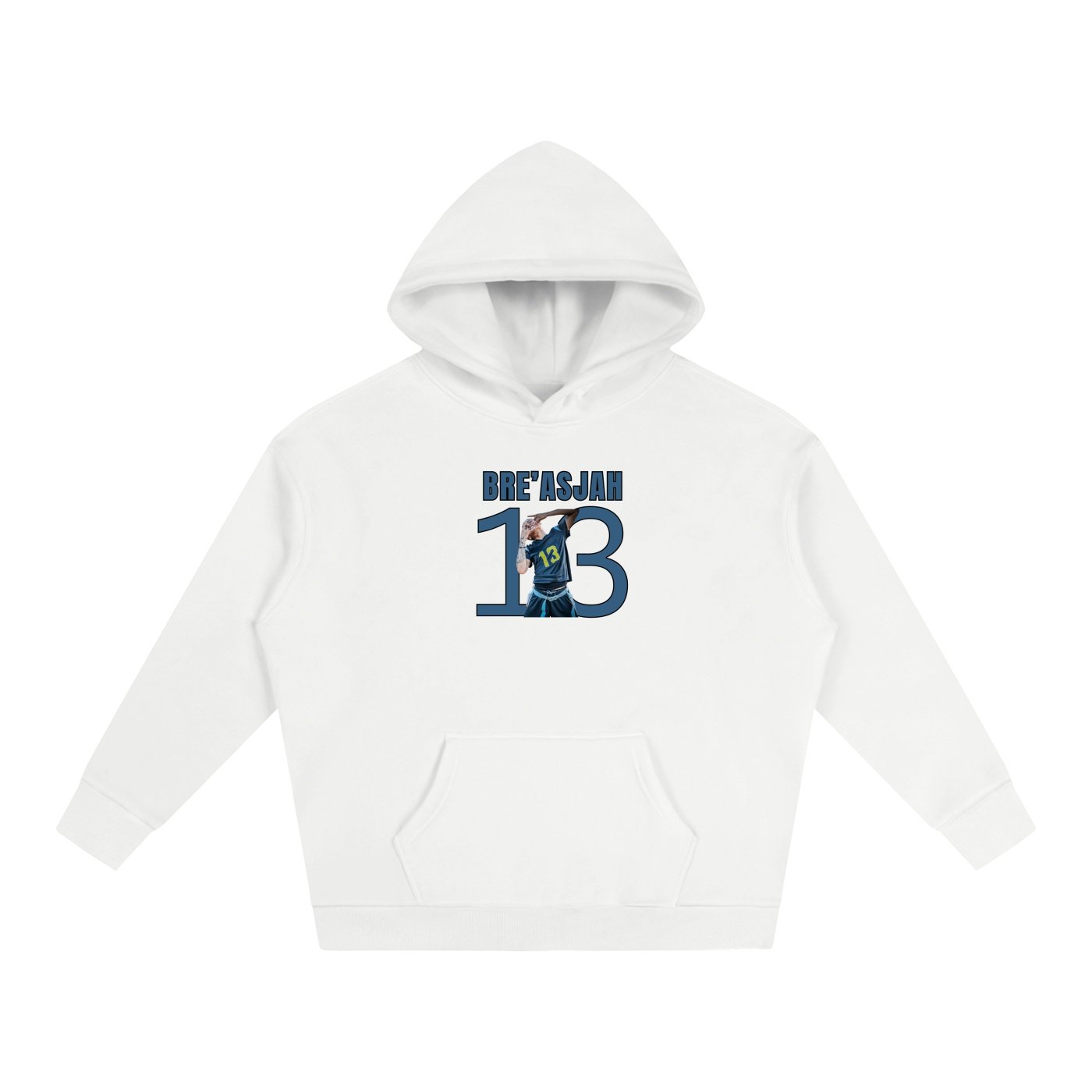 Bre'asjah Oversize Fleeced Hoodie - Image 2