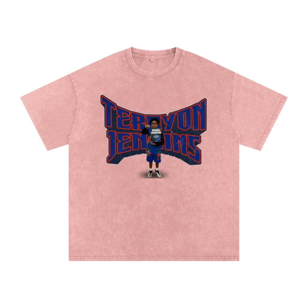 Terryon Jenkins Snow Washed Oversized TEE