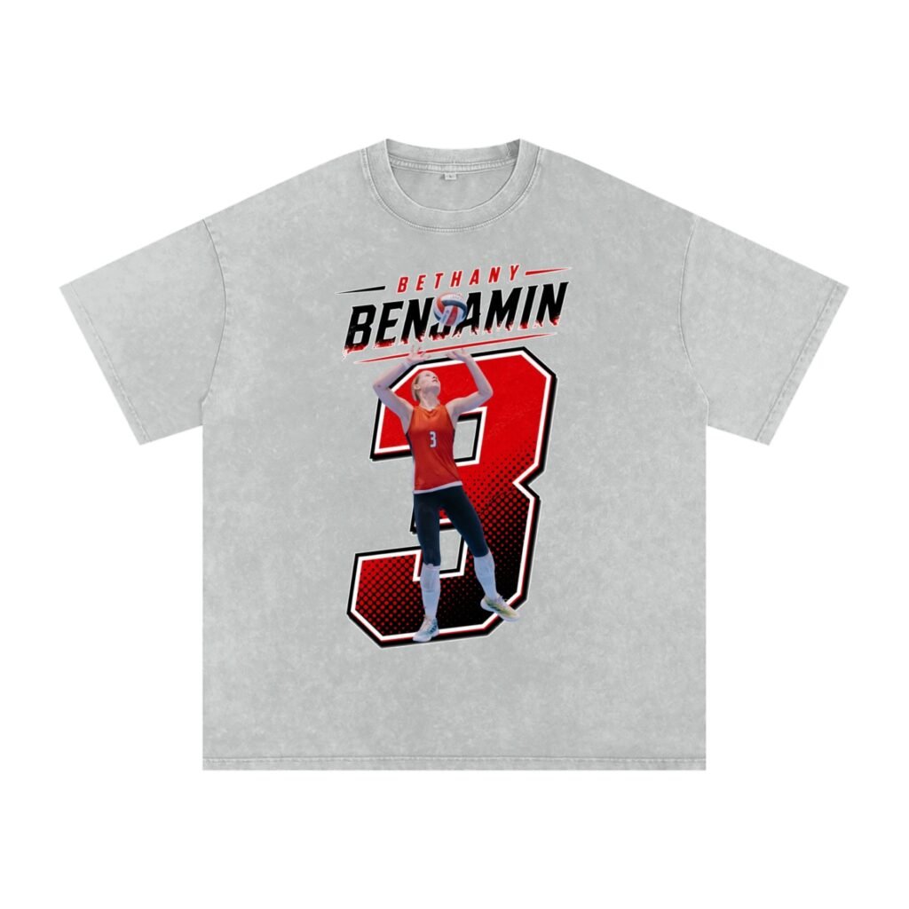 Bethany Benjamin Snow Washed Oversized TEE