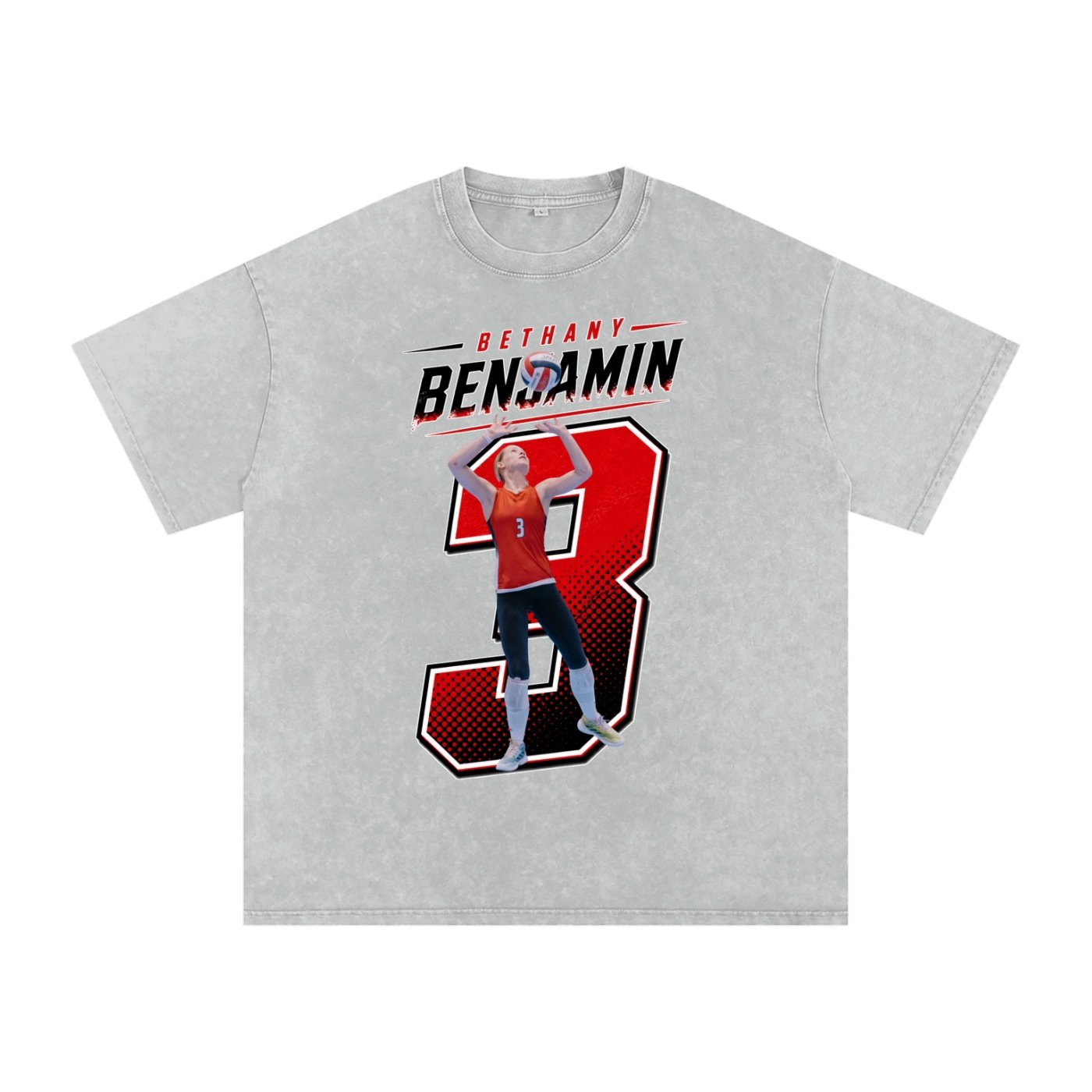 Bethany Benjamin Snow Washed Oversized TEE - Image 3