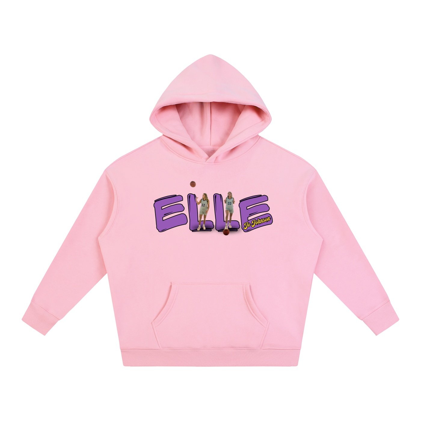 Elle Jo Johnson Oversize Fleeced Hoodie - Image 5