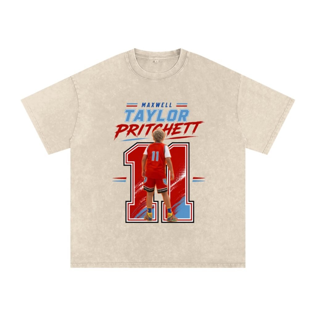 Maxwell Taylor Pritchett Snow Washed Oversized TEE