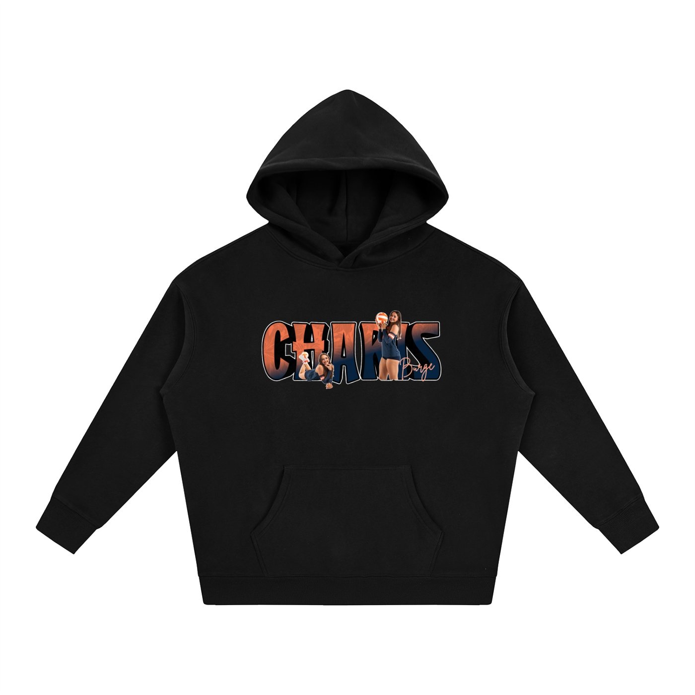 Charis Burge Oversize Fleeced Hoodie - Image 1