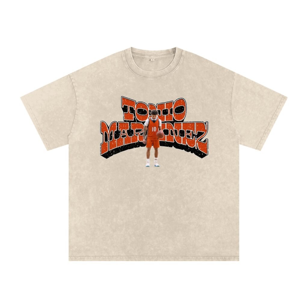 Tonio Martinez Snow Washed Oversized TEE