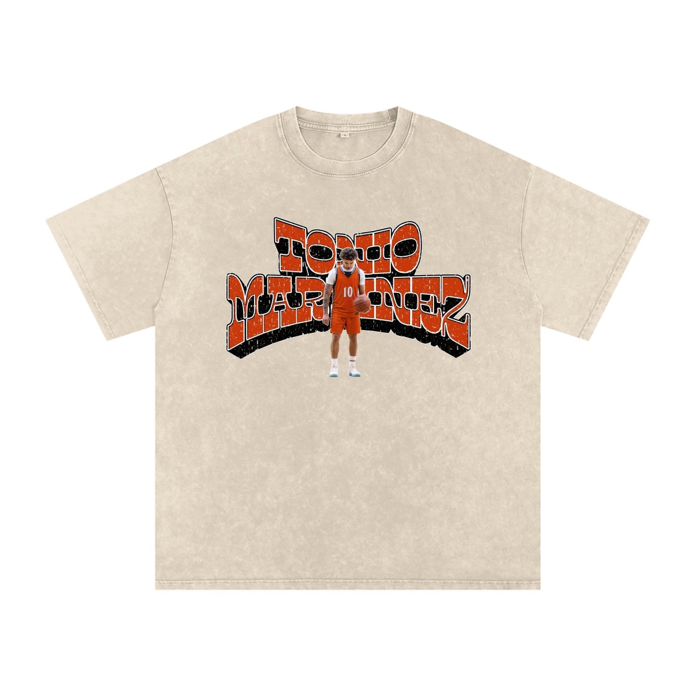 Tonio Martinez Snow Washed Oversized TEE - Image 2
