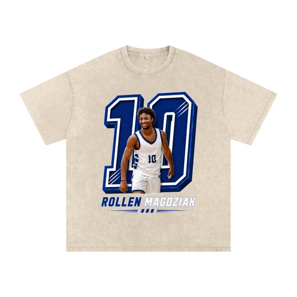 Rollen Magdziak Snow Washed Oversized TEE