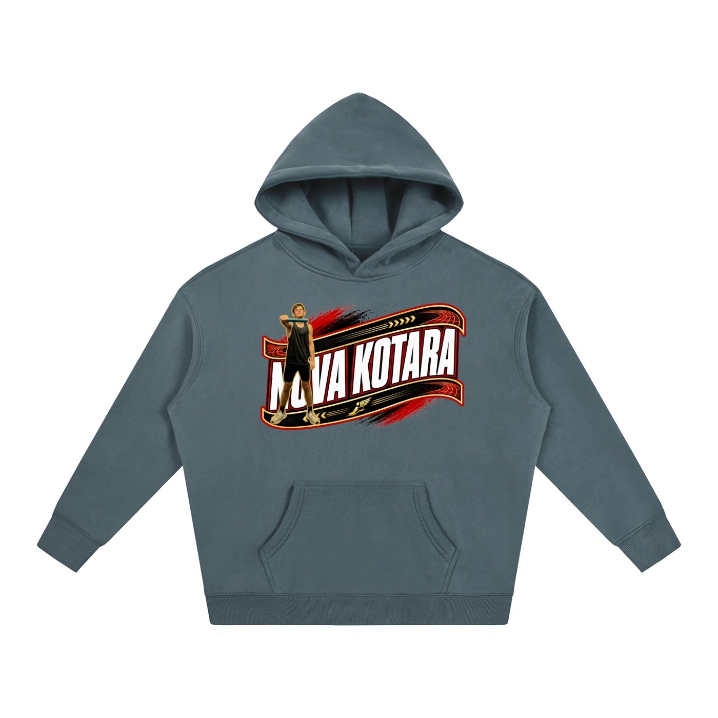 Nova Katora Oversize Fleeced Hoodie - Image 4
