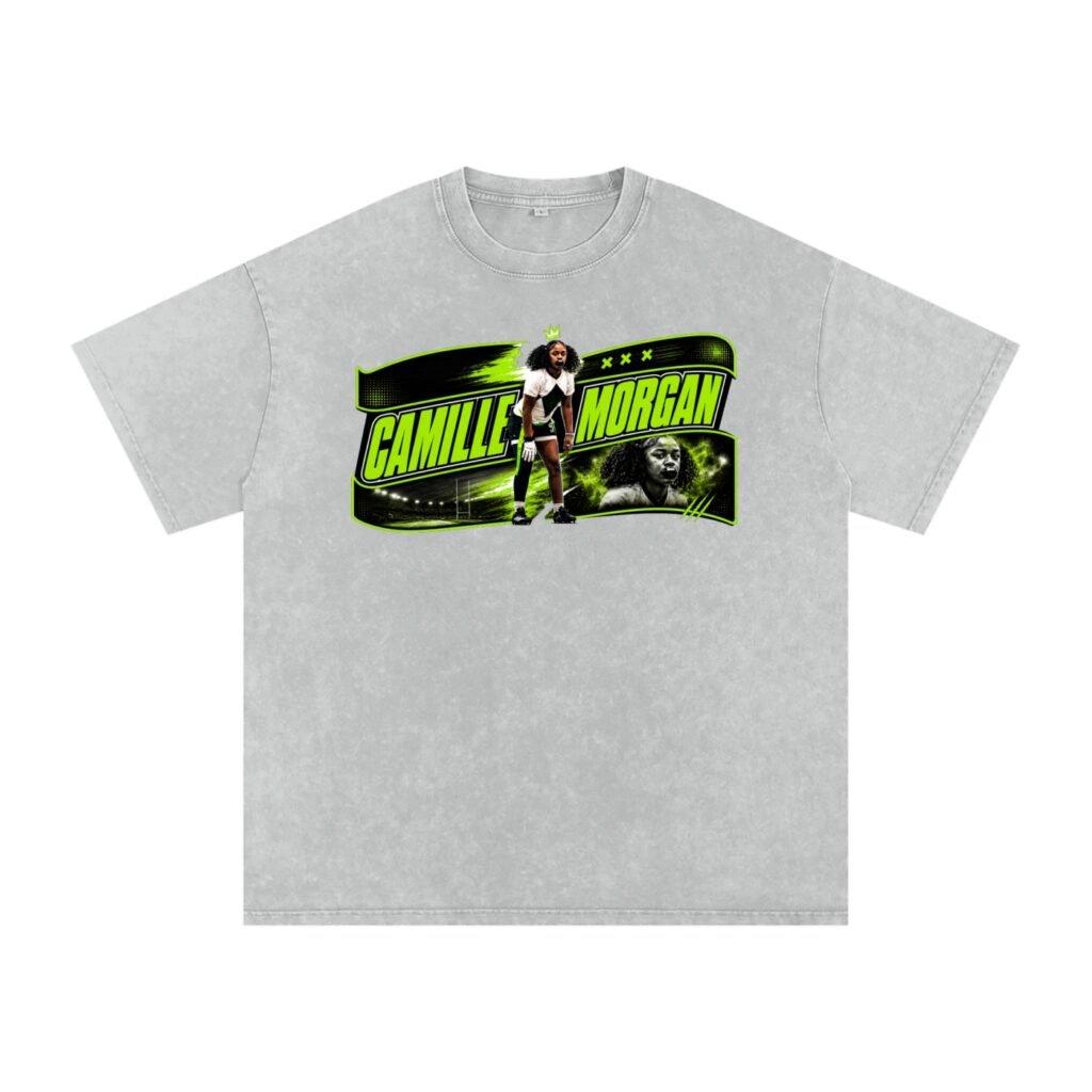 Camille Morgan Snow Washed Oversized TEE