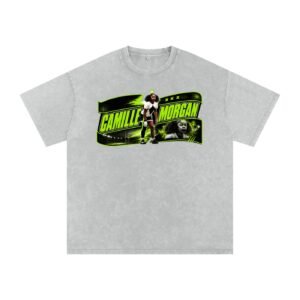 Camille Morgan Snow Washed Oversized TEE - Image 3