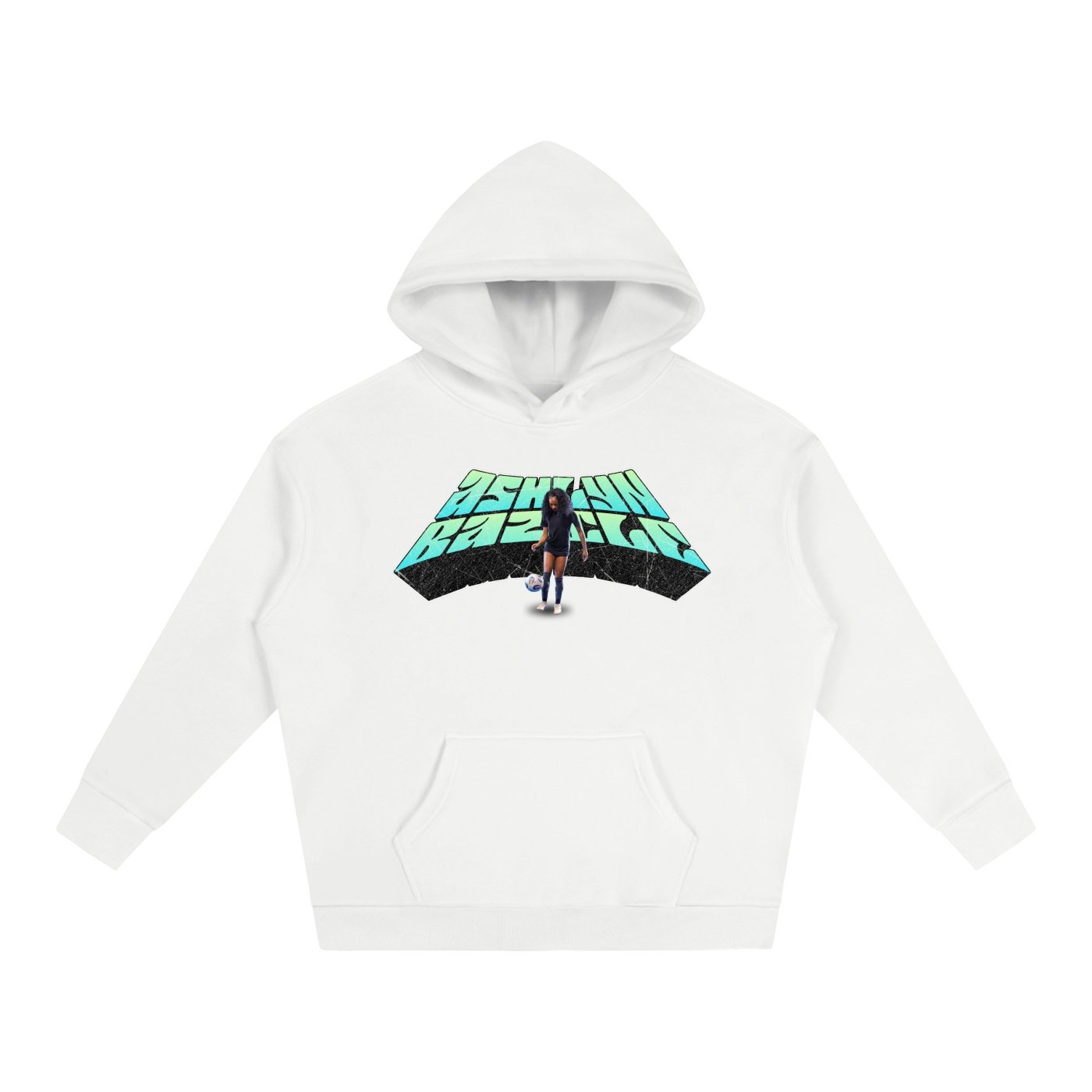 Ashlyn Bazile Oversize Fleeced Hoodie - Image 2