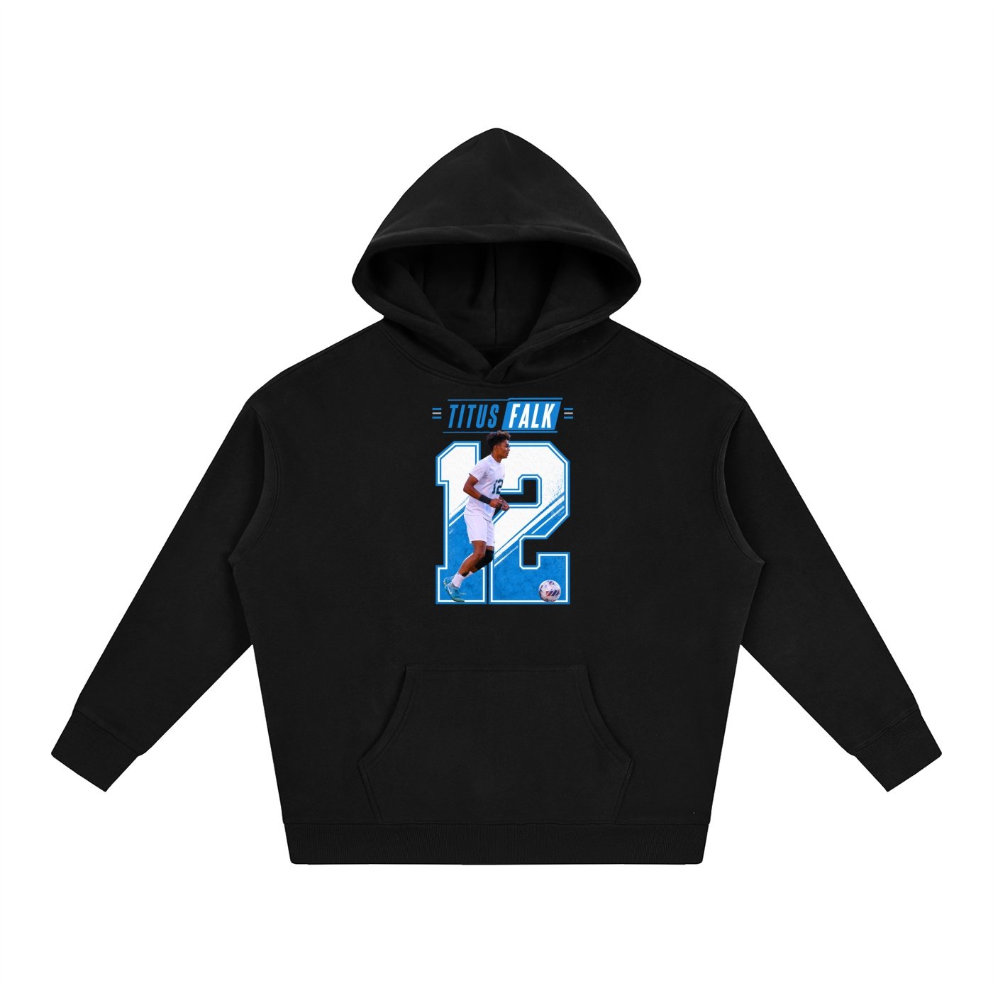 Titus Falk Oversize Fleeced Hoodie - Image 1