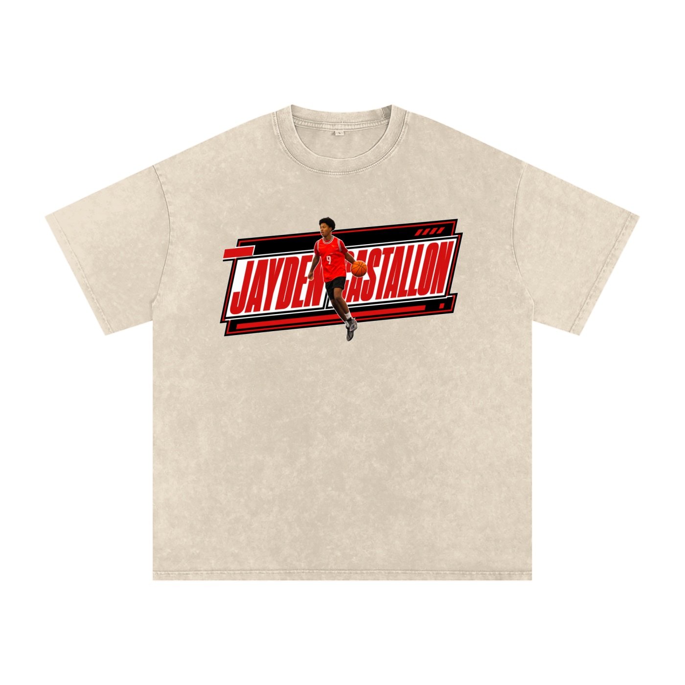 Jayden Castellon  Snow Washed Oversized TEE - Image 2